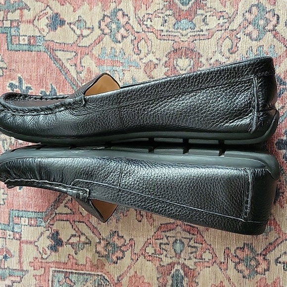 COACH Marley Driver Black Pebbled Leather Slip On Loafers G4835 Womens 7B - Picture 7 of 9